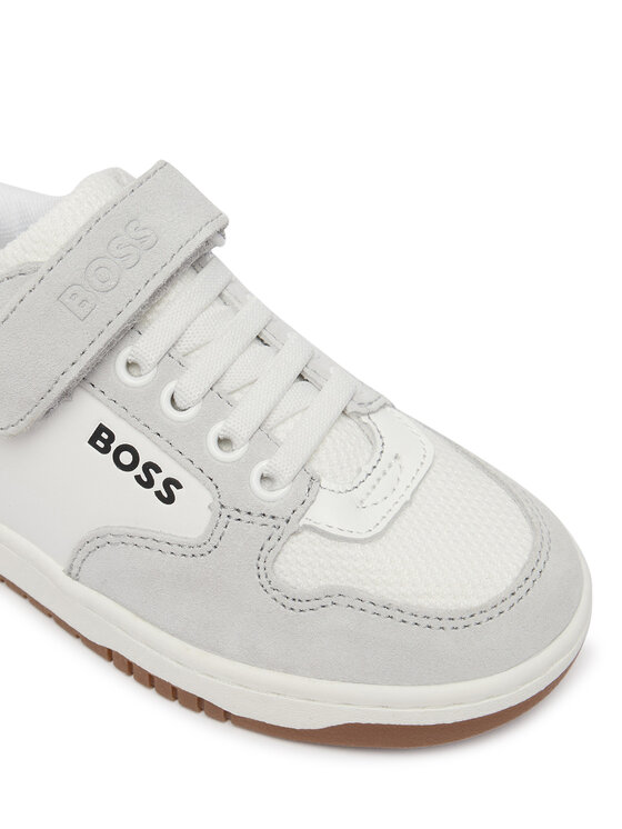 BOSS BOSS Sneakersy J52806 M Bílá