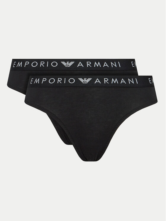 Emporio Armani Underwear Set Od 2 Para Klasičnih Gaćica 163334 4F227 00020 Crna