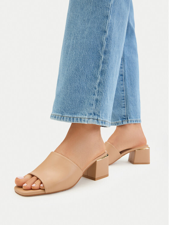 Nine West Şlapi CEO-6223-9 Bej