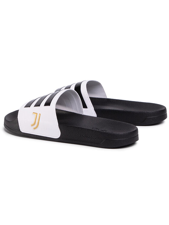 adidas Ciabatte Adilette Juventus Uomo Bianco Nero