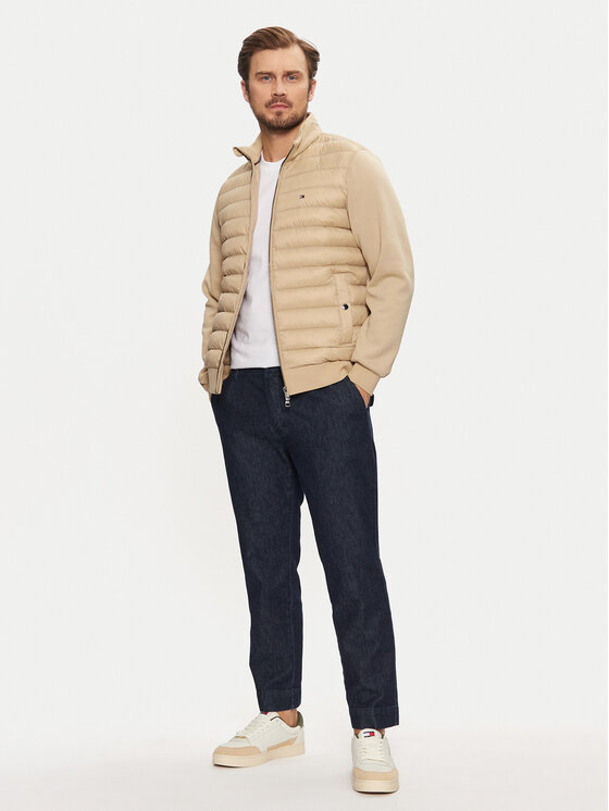 Tommy Hilfiger Tommy Hilfiger Kurtka przejściowa MW0MW37461 Beżowy Regular Fit