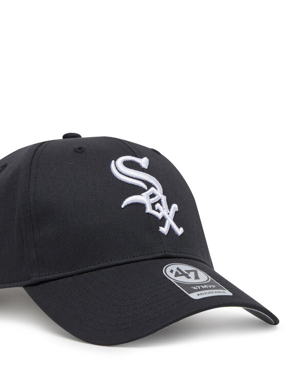 47 Brand 47 Brand Καπέλο Jockey MLB Chicago White Sox Raised Basic '47 MVP B-RAC06CTP Μαύρο