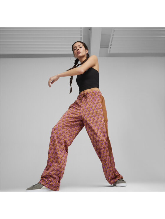 Puma Puma Spodnie dresowe 625599 Różowy Regular Fit