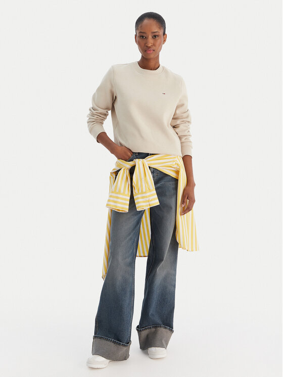 Tommy Jeans Tommy Jeans Blugi Claire DW0DW22629 Bleumarin Wide Leg