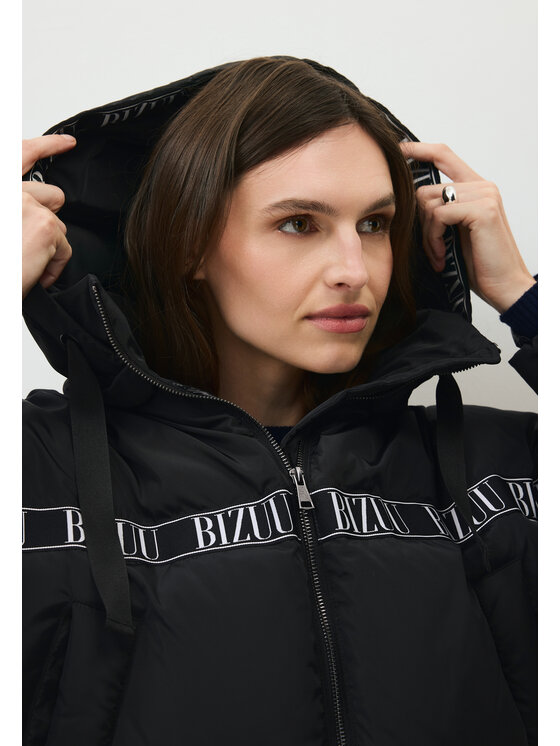 BIZUU BIZUU Vatovaná bunda TOKYO PUFFER WINTER JACKET Černá Standard Fit