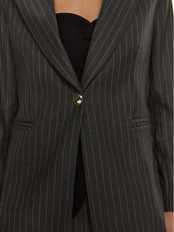 Maryley Maryley Giacca da abito 24IB187/M11 Grigio Regular Fit