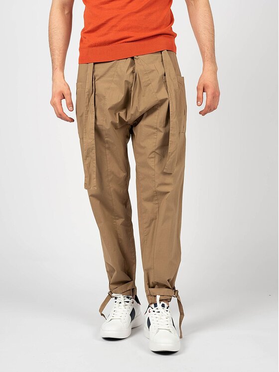 Xagon Xagon Spodnie materiałowe P23032 FX AG54 Beżowy Slim Fit