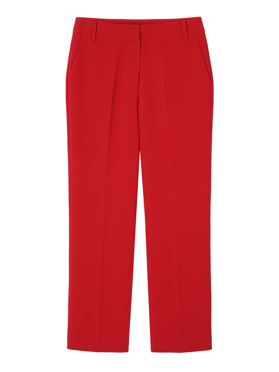 TATUUM TATUUM Kalhoty z materiálu LANKA 1 Červená Straight Fit