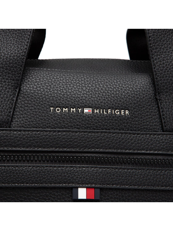 Tommy Hilfiger Tommy Hilfiger Taška na laptop Essential Pu Computer Bag AM0AM09507 Čierna