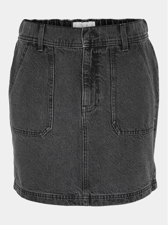 Noisy May Noisy May Jeansrock Regina 27029242 Grau Regular Fit