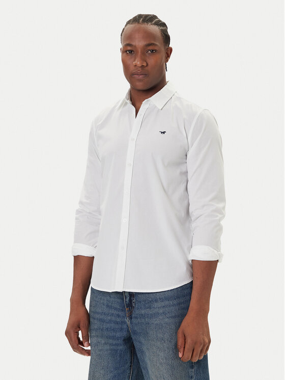 Mustang Mustang Cămașă Canton 1016951 Alb Slim Fit