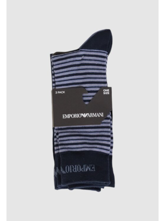 Emporio Armani Underwear Emporio Armani Underwear Calzini SHORT SOCK 3-PACK Blu