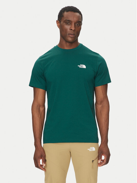 The North Face The North Face T-Shirt NF0A87NG6GI1 Zielony Regular Fit