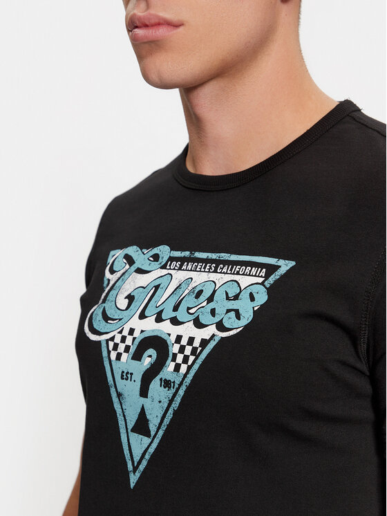 Guess Guess T-Shirt M4RI06 I3Z14 Schwarz Regular Fit