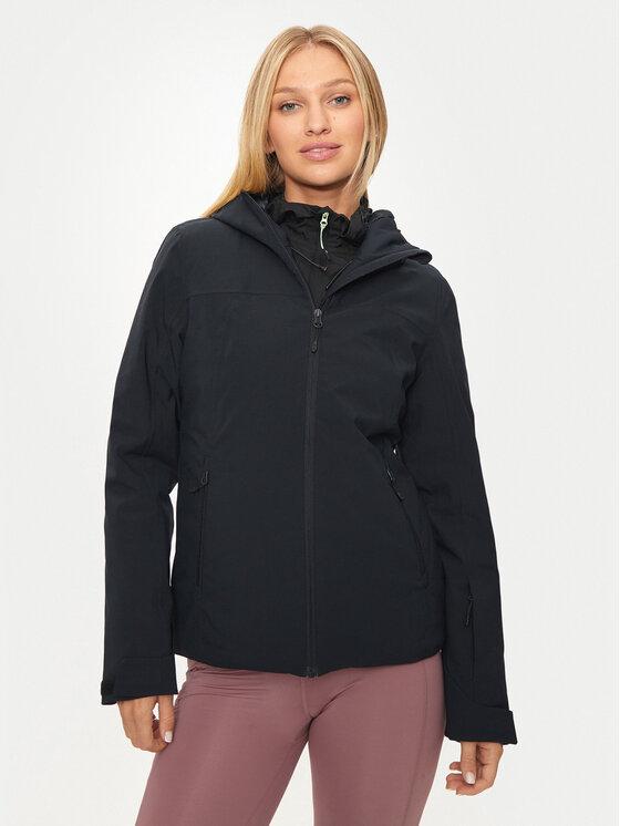 4F 4F Slidinėjimo striukė 4FWAW24TTJAF572 Juoda Regular Fit