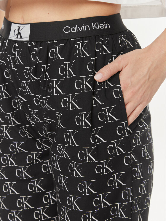 Calvin Klein Underwear Calvin Klein Underwear Pyjamahose 000QS6973E Schwarz Relaxed Fit