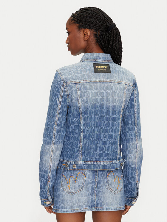 MET MET Jeans jakna M10 125GCB Modra Regular Fit