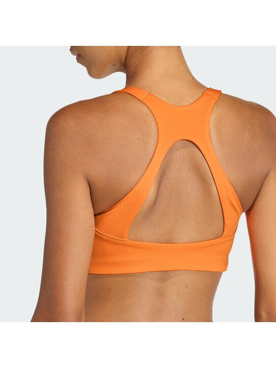 adidas adidas Biustonosz sportowy 159168 Pomarańczowy