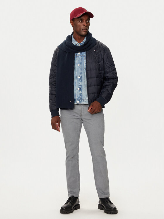 Tommy Hilfiger Tommy Hilfiger Зимен шал Flag AM0AM12847 Тъмносин