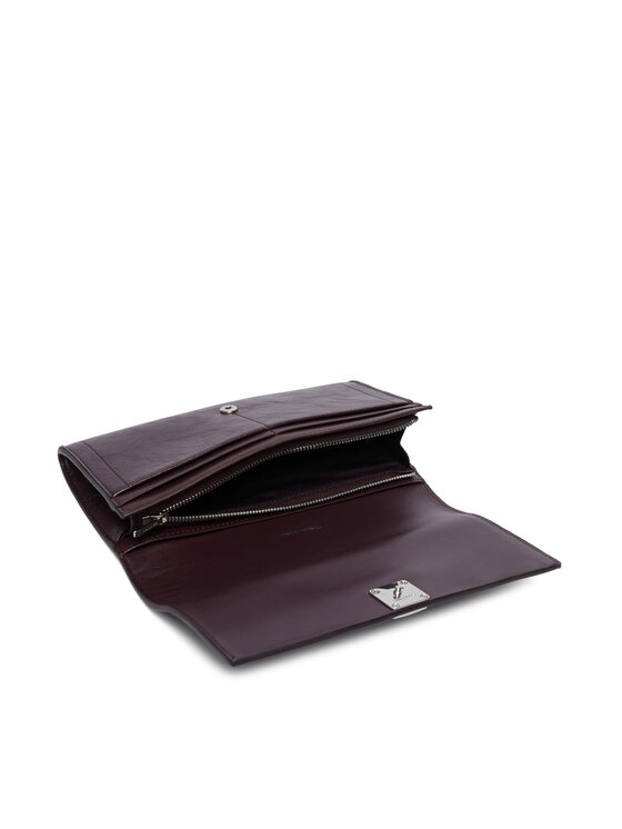 Calvin Klein Calvin Klein Denarnica Emblem Hw Long Bifold LV04F1316G Rjava