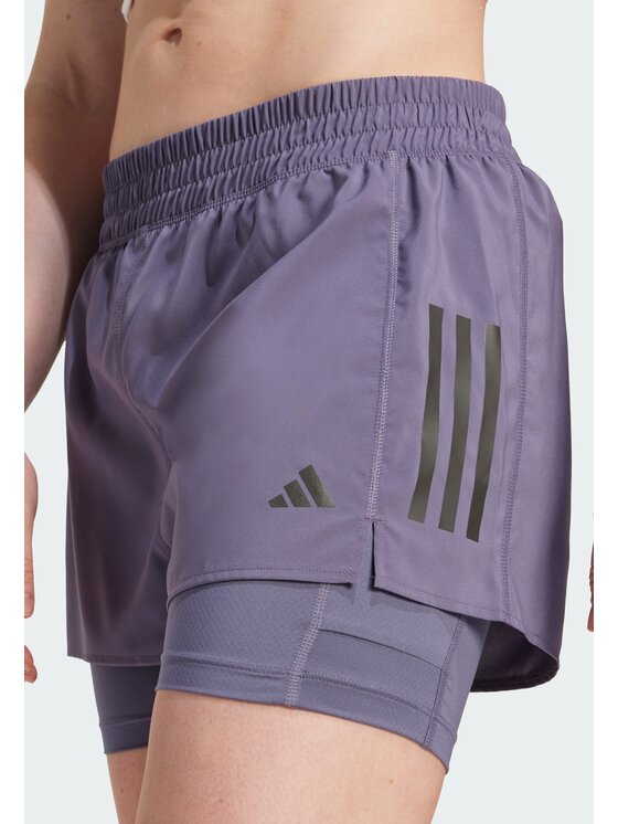 adidas adidas Szorty sportowe 141047 Fioletowy Regular Fit