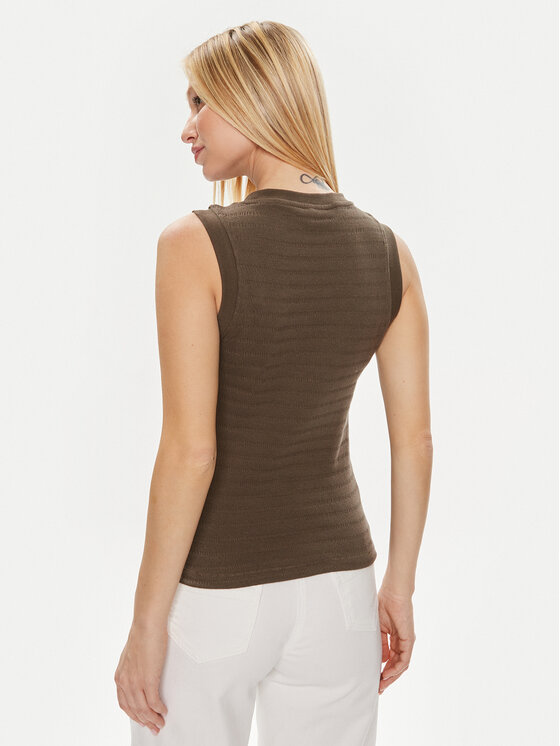 Guess Guess Blusa Denisa W4GP09 KC790 Marrone Regular Fit