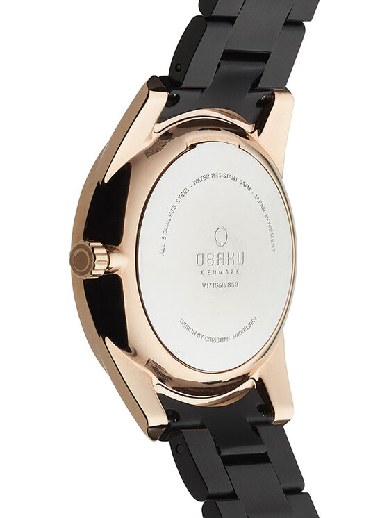Obaku Obaku Hodinky V171GMVBSB Černá