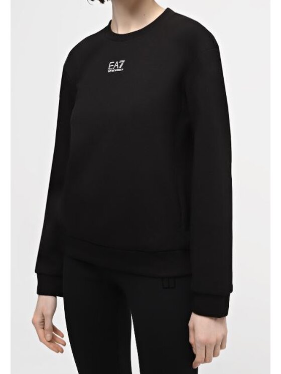 EA7 Emporio Armani EA7 Emporio Armani Mikina 3DTM20 TJQLZ 1200 Černá Regular Fit