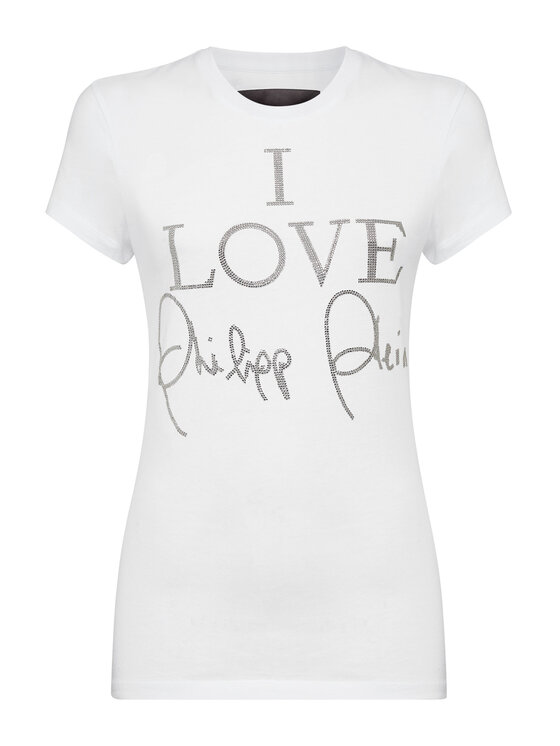 PHILIPP PLEIN PHILIPP PLEIN T-Shirt 3249 Bílá Regular Fit