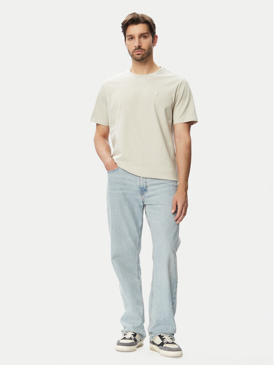 Guess Guess Majica M4YI0A KCCM1 Bež Regular Fit