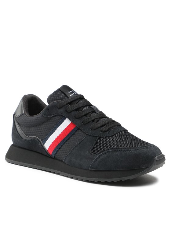 Tommy Hilfiger Tommy Hilfiger Сникърси Runner Evo Mix FM0FM04699 Черен