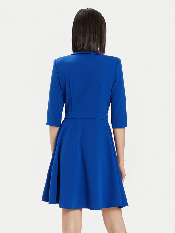 Rinascimento Rinascimento Rochie cocktail CFC0118280003 Albastru Regular Fit