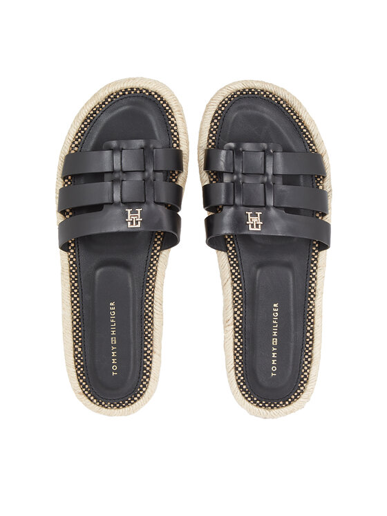 Tommy Hilfiger Tommy Hilfiger Espadryle Authentic Flat FW0FW07745 Czarny