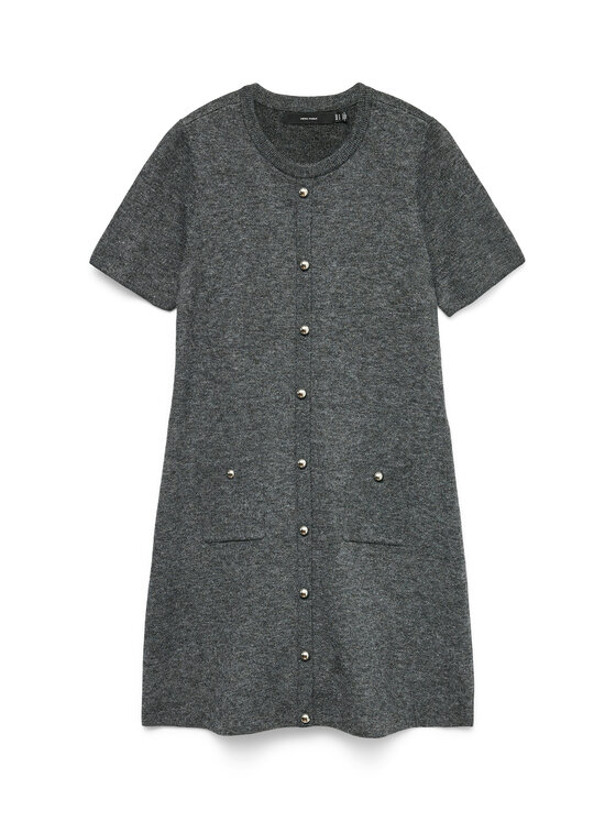 Vero Moda Vero Moda Úpletové šaty Johanna 10333908 Sivá Standard Fit