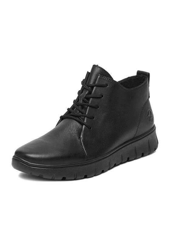 Rieker Rieker Μποτίνια N1331-00 Μαύρο