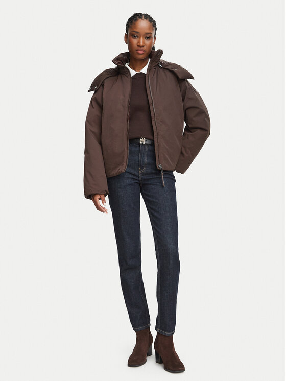 Tommy Hilfiger Tommy Hilfiger Demisezoninė striukė WW0WW51514 Ruda Regular Fit