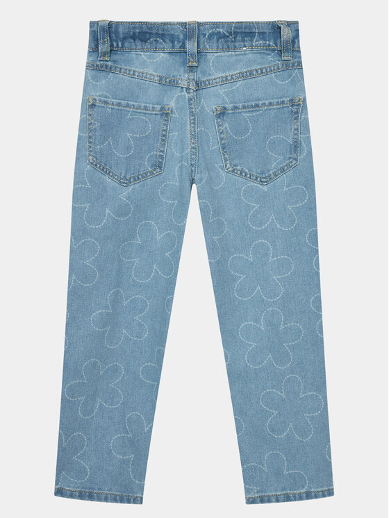United Colors Of Benetton United Colors Of Benetton Jeans hlače 4VUGCF033 Modra Straight Fit