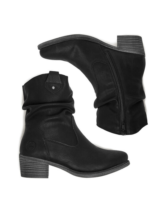 Rieker Rieker Cizme și botine cowboy CEO-73170-00 Negru