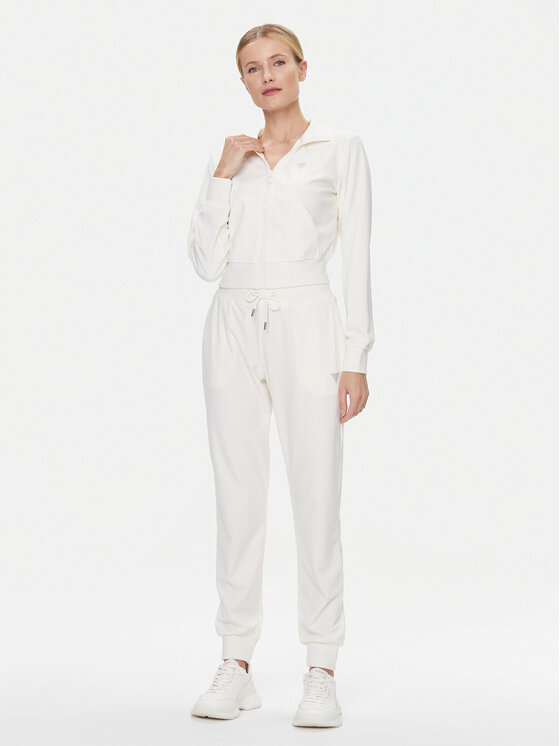 Guess Guess Felpa V3BQ22 KBXI2 Écru Regular Fit