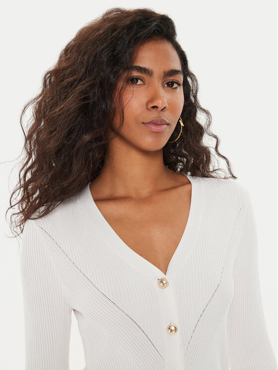 Guess Guess Cardigan Kailey W4GR41 Z2U00 Bianco Regular Fit