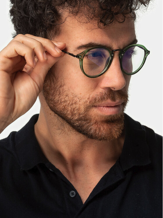 TWIG TWIG Okulary z filtrem blue light Linke Zielony