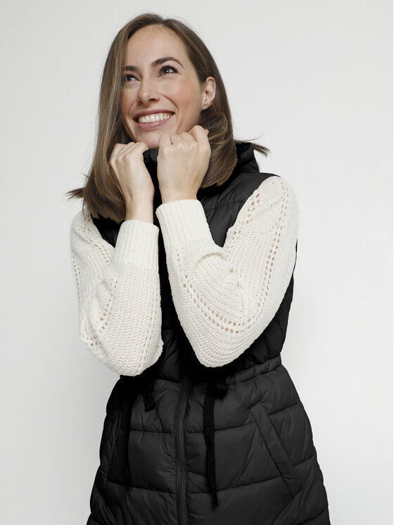 Cream Cream Vest Gaiagro 10610310 Must Loose Fit