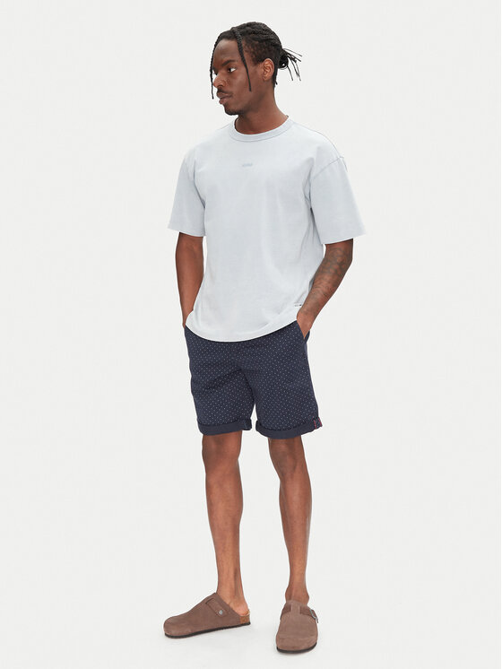 Jack & Jones Jack & Jones Pantalon scurți din material Bowie 12230336 Bleumarin Regular Fit