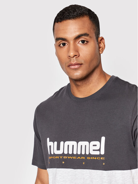 Hummel T-Shirt Unisex Legacy Manfred Grau 213716 Fit Regular