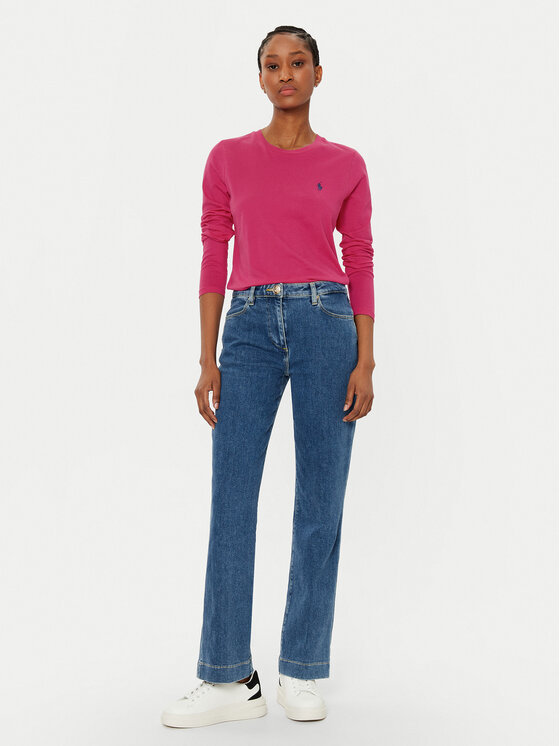 Polo Ralph Lauren Polo Ralph Lauren Bluza 211898699033 Roza Regular Fit