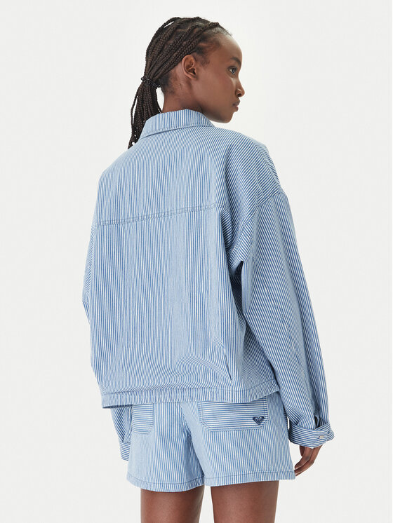 Roxy Roxy Giacca di jeans Beachfront Bliss ERJJK03702 Celeste Regular Fit