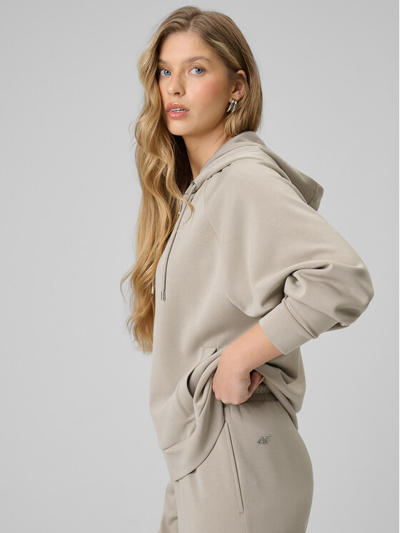 4F 4F Bluza EVERYWEAR Brązowy jasny Regular Fit