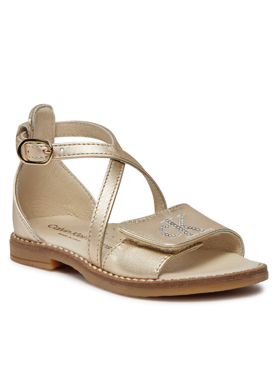 Calvin Klein Jeans Calvin Klein Jeans Sandály V1A2-80950-0220 Zlatá
