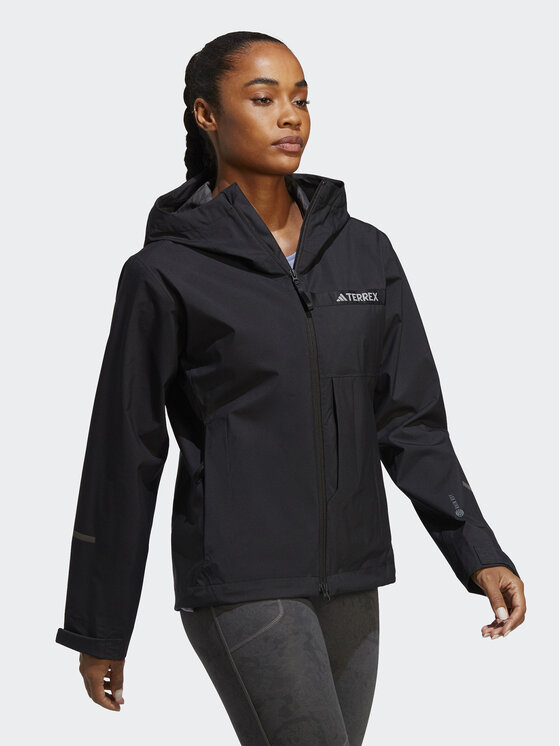 adidas adidas Яке за дъжд Terrex Multi RAIN.RDY HM4054 Черен Regular Fit