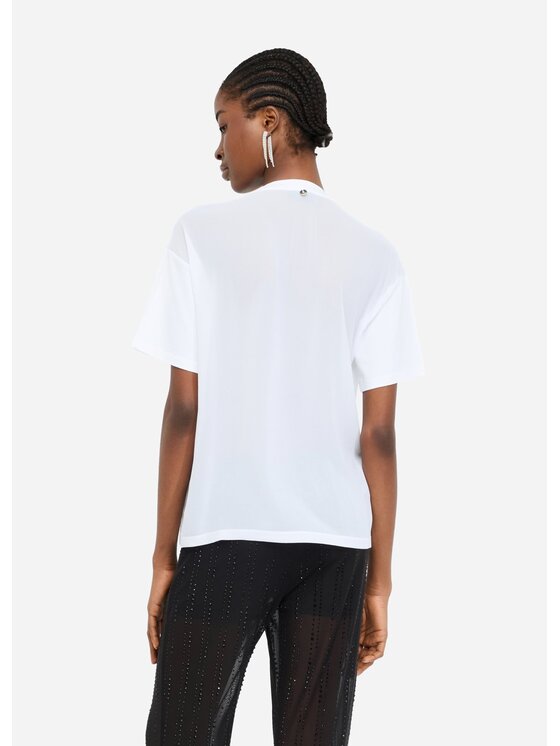 Liu Jo Liu Jo T-shirt CF5063J008811111 Bianco Regular Fit